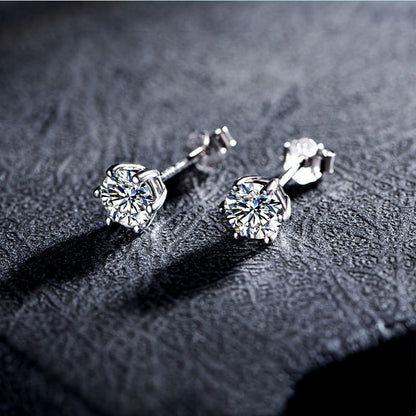 Boucles Simplicité Moissanite