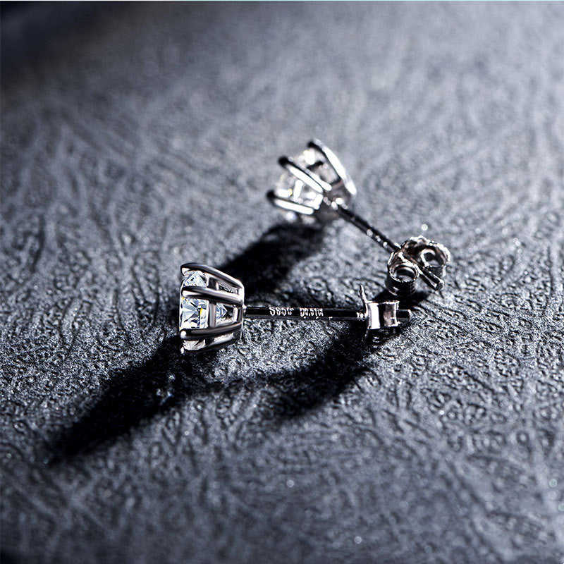 Boucles Simplicité Moissanite